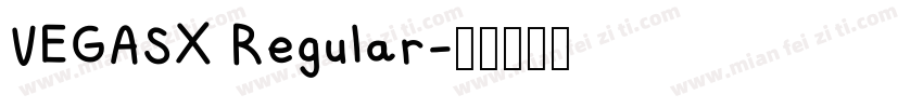 VEGASX Regular字体转换